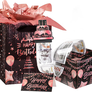 กล่องของขวัญแบบ DIY กล่องกระดาษของขวัญวันเกิดเซอร์ไพรส์ชุดของขวัญเล็กๆแบบนำกลับมาใช้ใหม่<span class=keywords><strong>ได้</strong></span> - Product Image 1