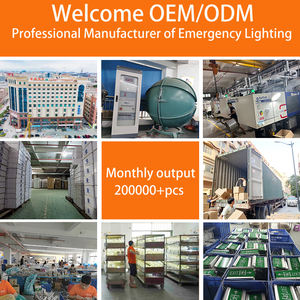 Letrero de Salida LED Recargable SMD Personalizado para Vestíbulo Interior de Hotel, Luz de Emergencia, Luminaria Empotrada de ABS - Product Image 5