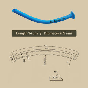 Поставка с завода Medresq, стериловая одноразовая труба для носа с медицинской ПВХ-носоглоточной трубкой с смазкой - Product Image 4