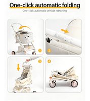 Poussette de voyage 3-en-1 tout-terrain de luxe JXB, nouvelle conception, pour chiens, chats et animaux de compagnie de petite et moyenne taille