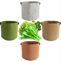 Sac de culture rectangulaire en fibre végétale écologique et durable pour semis et agriculture, 10-90 gallons