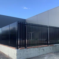 Panneau de clôture en alliage d'aluminium à lattes pour jardin, 6x6 pieds, facile à assembler, durable, écologique, pour l'intimité de la cour, clôture de jardin, villa, vie en plein air