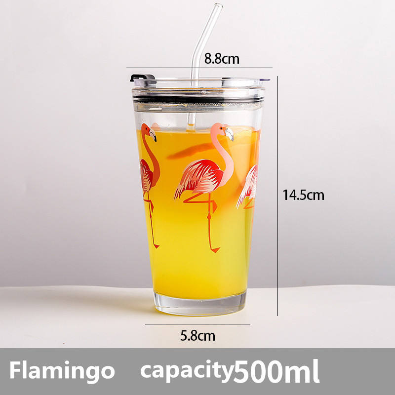 Graffiti pattern + silicone straw