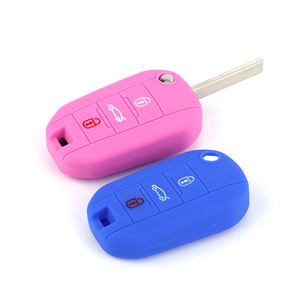 Custodia chiave in Silicone per Peugeot 3008 208 308 508 408 2008 e per <span class=keywords><strong>Citroen</strong></span> C4 <span class=keywords><strong>CACTUS</strong></span> C5 C3 C4L 3 pulsante di protezione - Product Image 2
