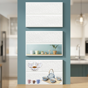 Carreaux muraux en céramique numérique émaillée 300x450mm, design japonais, étanches, de luxe, pour cuisine, salle de bain, hall, centre commercial et murs extérieurs - Vente en gros - Product Image 3