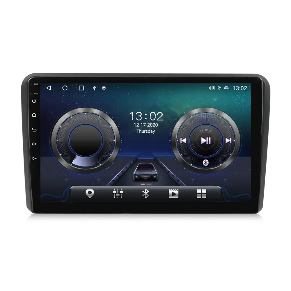 TS10 Android 11 8 Core 6 128G IPS Auto Video Für Audi A3 Auto DVD Player Multimedia Player DSP RDS GPS Navigator