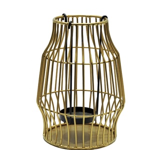 Portavelas de Navidad elegante con FAROL DE Metal de alta calidad de diseño moderno con tarros únicos, decoración navideña elegante para el hogar - Product Image 6