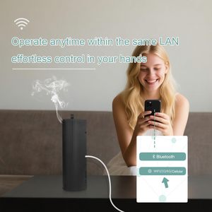 2025 crearoma phổ biến cả cạnh tranh khuếch tán với tường cắm/Table-TOP/ánh sáng theo dõi thông minh hương thơm khuếch tán - Product Image 5