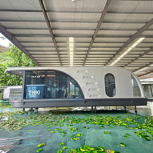 Casa de contenedores de acero verde ecológico Prefab Modular Floating Resort Pods Nuevo diseño para dormitorio de hotel Villa impermeable - Product Image 1