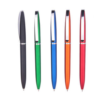 Cadeaux promotionnels personnalisés, stylos publicitaires en plastique à mécanisme rotatif, stylos à bille blancs vierges pour sublimation - Product Image 1