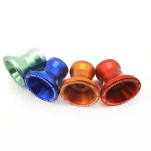 CNC Machined Aluminum Alloy Washers Flat 200mm Diameter Bicycle Decoration Parts Various Colors - Product Image 2