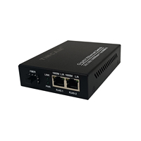 TiNCAM Gigabit Poe Switch 1 * SC + 2 * Poe Port SFP Bidi Émetteur-Récepteur Media Converter Fiber Optique Interne Power Enterprise Switch48v