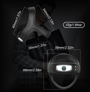 Anello per Pene Triangolare in Silicone Elastico per <span class=keywords><strong>Uomo</strong></span>, 10 Vibrazioni Intense con Funzione Magnetica, Anello Vibrante per Pene Maschile - Product Image 5