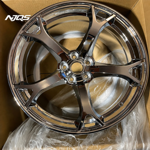 Jantes forgées NJQS en gros pour Mercedes-Benz <span class=keywords><strong>AMG</strong></span> <span class=keywords><strong>C63</strong></span> E63, chrome argenté, 5x120 5x112 5x130 5x114.3, en alliage d'aluminium - Product Image 6