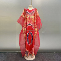 Robe de fête et de vacances pour femme grande taille, élégante, ample, ajustable, ethnique Dashiki, à manches longues, imprimée, tendance estivale
