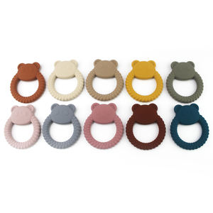 Mordedores de Silicona para Bebés con Forma de Panda, Suaves, Libres de BPA, de Grado Alimenticio, Venta al Por Mayor de Fábrica 2026 - Product Image 2