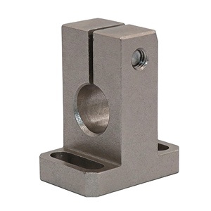 ตัวรองรับแกนเชิงเส้นแบบ T ชนิด T Shaft Holder - แบบหนีบ ทำจากอะลูมิเนียม/สแตนเลส สำหรับอุปกรณ์อัตโนมัติ - Product Image 1