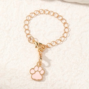 Cute cartoon animal footprint keychains, versatile <b>backpack</b> chains, simple water bottle chains, DIY accessories from Europe and - Product Image 4