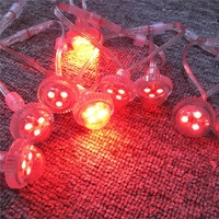 Lampes de paysage à bulles 3 pixels RGB 12V 26mm 5050 SMD UCS1903 IP67 PC pour parcs d'attractions