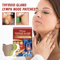 Nouveauté tendance, patchs à base de plantes OEM pour la santé, réduction de la thyroïde et des ganglions lymphatiques, patchs pour les glandes