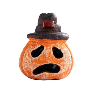 Silbato de Calabaza de Cerámica con Sonido de Grito, Accesorio de Halloween Aterrador, Calabaza con Sombrero, Silbato de Grito de Fantasma para Niños - Product Image 1