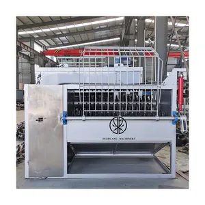 Manufactured Live 100 Goat Per Day Abattoir Factory Hydraulic Peeling Machine For Sheep Slaughtering Equipment