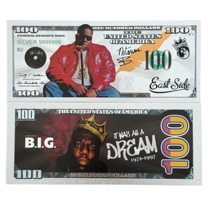 Uang Kertas Hip-Hop Amerika Biggie 2026 Berlapis Emas 24K untuk Hadiah - Product Image 1