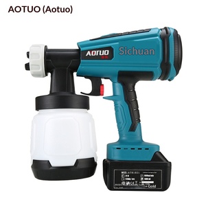 Cross-border lithium <b>battery</b> brushless spray gun high-pressure spray gun spray tool latex paint spray gun wholesale - Product Image 1