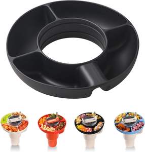 Tazón de Silicona Reutilizable de Grado Alimenticio con 4 Compartimentos para la Copa Stanley, en Oferta - Product Image 2