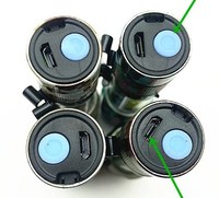 Lampe torche LED rechargeable USB AA, super lumineuse, haute intensité, étanche IP66, faisceau longue portée 1000+ lumens, en alliage d'aluminium