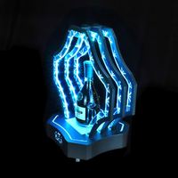 Haute qualité LED Rechargeable personnalisé vin support support liqueur créatif bouteille Glorifier présentoir bar discothèque fournitures