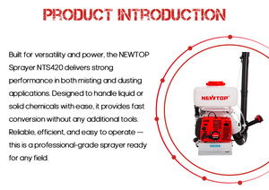 Pulverizador de Gasolina Profesional SR420, Pulverizador de Mochila para Protección de Cultivos, Máquina de Pulverización Agrícola - Product Image 6