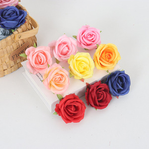 Jessie Fleurs artificielles en soie, roses, décoration de mariage, accessoires pour la maison, décoration photographique, multicolores, 8 pièces - Product Image 1
