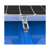 Structure de rail en aluminium de montage de panneau solaire FarSun Support solaire PV Rail en U