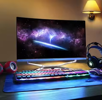 32 "Core I7 Pc Gamer I9 Monoblock Curved Monitor Computadora 8GB 16GB 32GB RAM 1TB SSD Computadora Todo en uno Pc Gaming