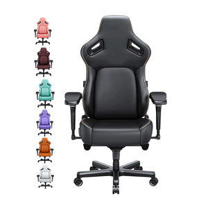Nouvel arrivage Chaise de gamer de luxe brésilienne Silla Chaise de bureau Oem Chaise <span class=keywords><strong>Kaiser</strong></span> 4 Chaise de gamer noire de qualité supérieure avec 4 niveaux de soutien lombaire - Product Image 1