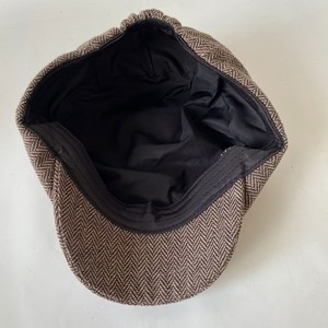 Chapeau octogonal classique à chevrons hommes femmes gavroche britannique rétro élastique casquettes pointues vente en gros - Product Image 3