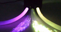 Kingshowstar 20w Deux ports avec deux couleurs Rgbw Effet musical Lumière intérieure Câble à fibre optique Kit de ciel étoilé