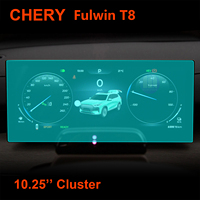Stiker Pelindung Monitor Infotainment Chery Fulwin T8 Kaca Tempered Layar Sentuh Cluster Kekerasan 9H