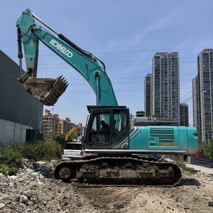 รถขุดไฮดรอลิกแบบตีนตะขาบ Kobelco SK380XD มือสอง ขนาด 38 ตัน พร้อมเครื่องยนต์ฮีโน่และปั๊ม สำหรับงานก่อสร้างและเหมืองแร่ - Product Image 3