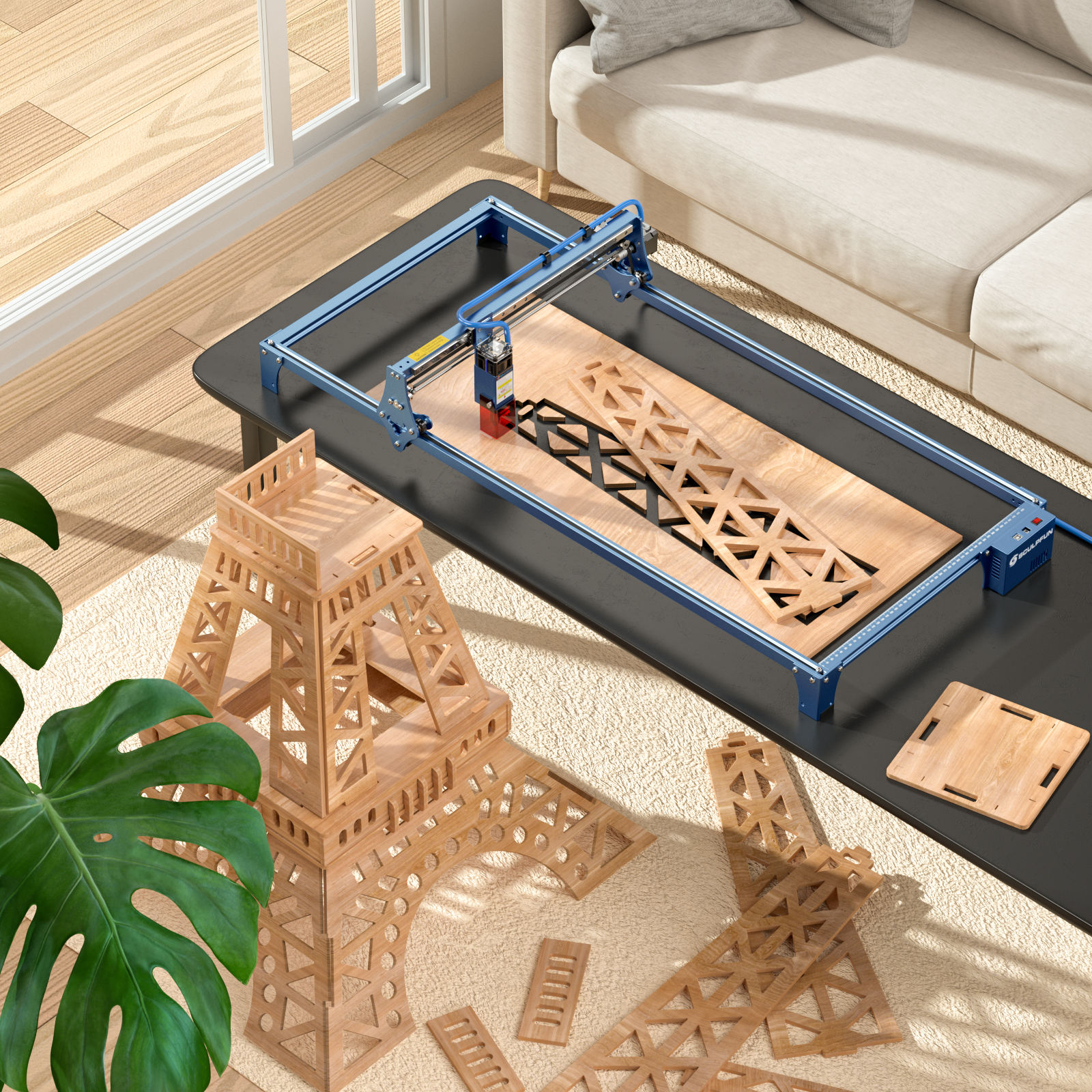 SCULPFUN S10 Engraving Area Expansion Kit - 400x950mm