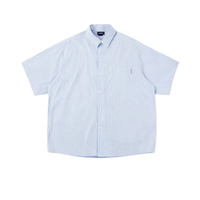 Kemeja Polo Pria Lengan Pendek Bahan Katun Campuran Elastis Desain Minimalis Modern untuk Pemakaian Sehari-hari Grosir Mode Trendi