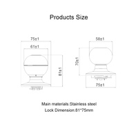 Cerradura Inteligente para Puerta con Huella Dactilar DIYU, Cerradura Digital Eléctrica con Aplicación Tuya y Nube para Puertas de Madera/Acero, Uso Doméstico