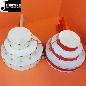 Serie de Tambores de Sonajero Jingying Music 2024, Nuevo Diseño al por Mayor, Pandereta de Madera para Bebés, Juguete <span class=keywords><strong>Tradicional</strong></span> Chino Clásico - Product Image 1