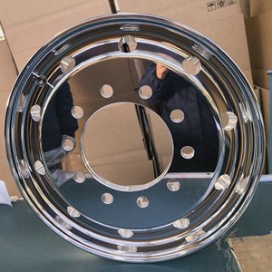 <span class=keywords><strong>Cerchi</strong></span> <span class=keywords><strong>in</strong></span> Alluminio per <span class=keywords><strong>Camion</strong></span> e Autobus da 22,5 Pollici, Resistenti, Finitura Argento - Product Image 2