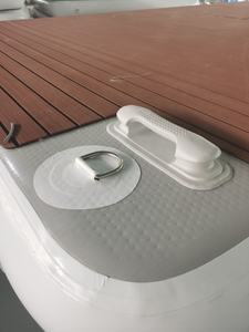 Tapis de quai gonflable pour jet <span class=keywords><strong>ski</strong></span>, plateforme flottante gonflable de loisirs, île flottante pour bateau d'eau pour la natation et la pêche - Product Image 6