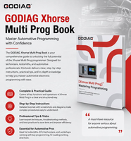Programmateur ECU TCU Xhorse Multi Prog avec GODIAG, livre de programmation Xhorse Multi Prog Mastering, idéal pour les débutants