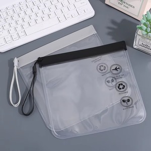 Custom Logo Size EVA Cosmetic <b>Bag</b> Reusable Waterproof <b>Transparent</b> Toiletry Pouch Portable Travel Clear <b>Makeup</b> <b>Bags</b> - Product Image 4