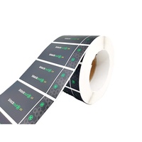 Étiquettes autocollantes brillantes en vinyle, imperméable, personnalisé, avec Logo d'impression, pièces