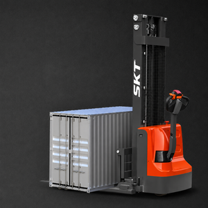รถยกไฟฟ้า CL1630GE 12v100Ah สำหรับยกและจัดเรียงพาเลท ใช้ในอุตสาหกรรมอาหารและเครื่องดื่ม ความกว้างทางเดิน 1200 มม. ขนาด 1600x1600 มม. - Product Image 6